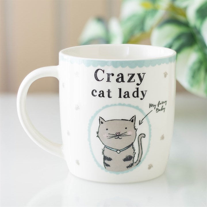 Crazy Cat Lady Ceramic Mug in Gift Box