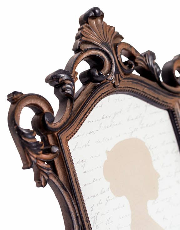 Antique Bronze Ornate Baroque 5x7" Photo Frame