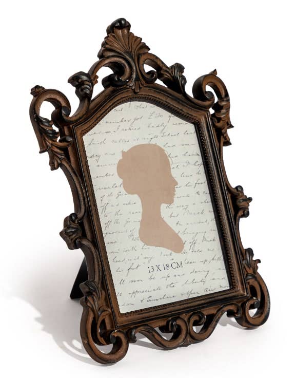 Antique Bronze Ornate Baroque 5x7" Photo Frame