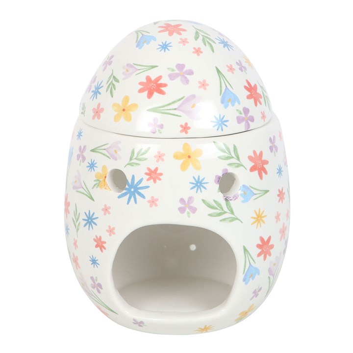 Flowery Egg Ceramic Wax Melt And Oil Burner