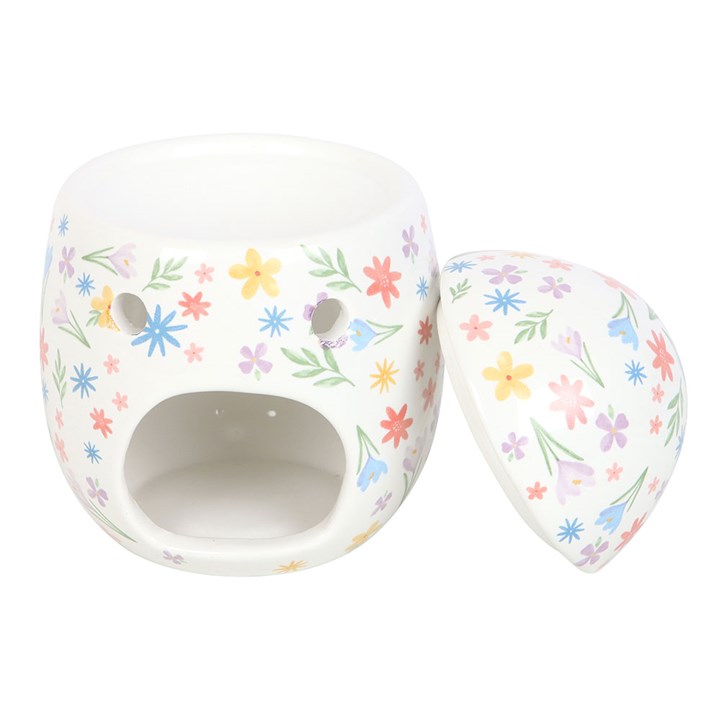 Flowery Egg Ceramic Wax Melt And Oil Burner