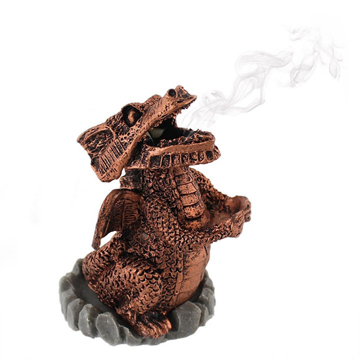 Red Dragon Resin Incense Cone Holder