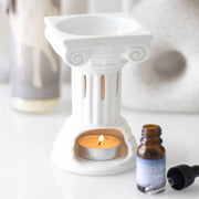 Greek Pillar Wax Melt and Fragrance Oil Burner