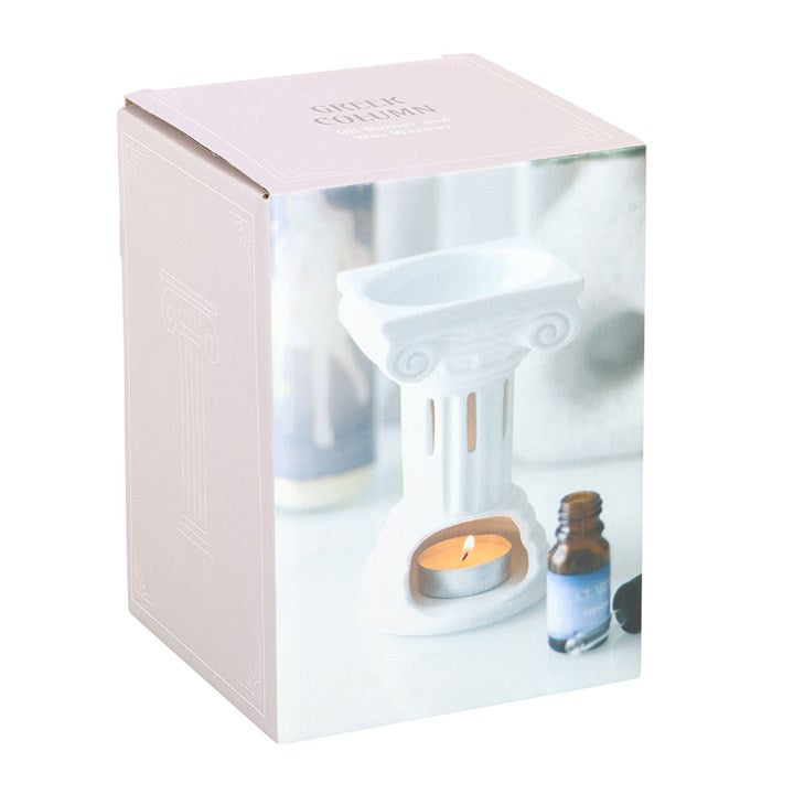 Greek Pillar Wax Melt and Fragrance Oil Burner