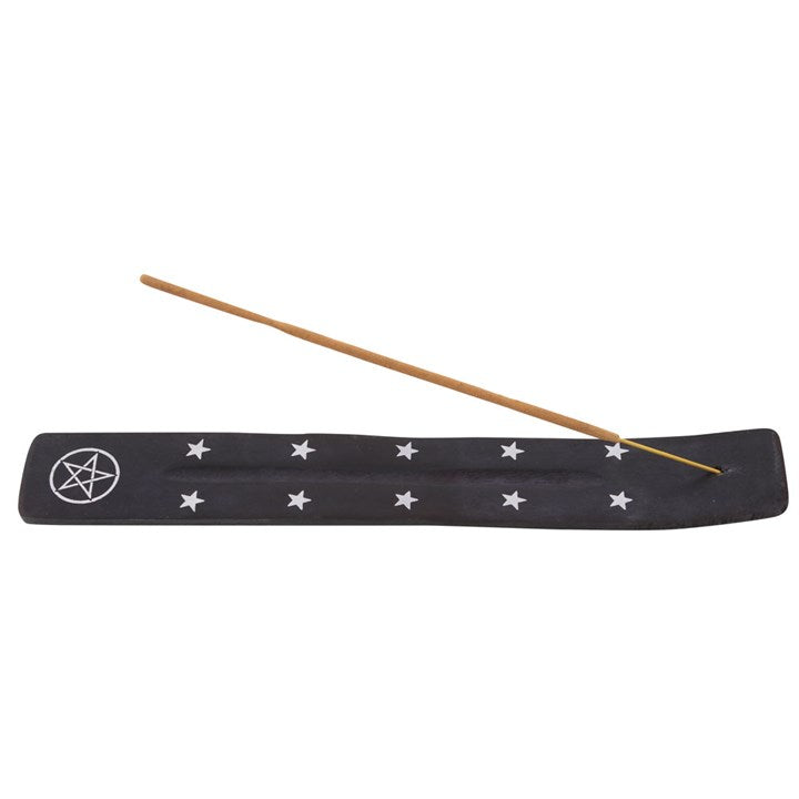 Pentagram Mango Wood Incense Ash Catcher