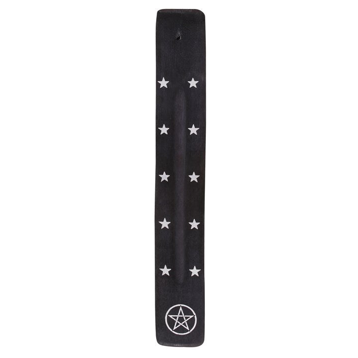 Pentagram Mango Wood Incense Ash Catcher