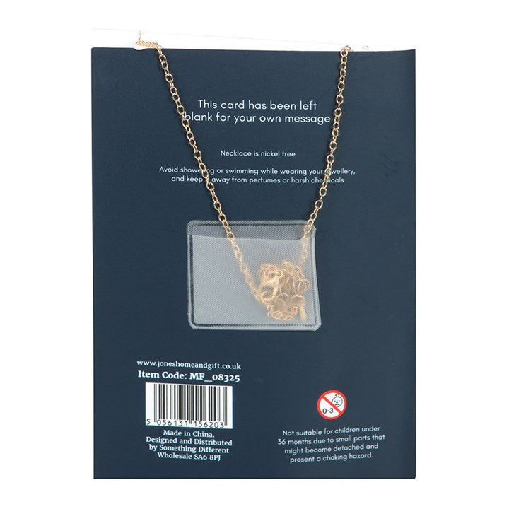 Night Owl Pendant Necklace Gift Card