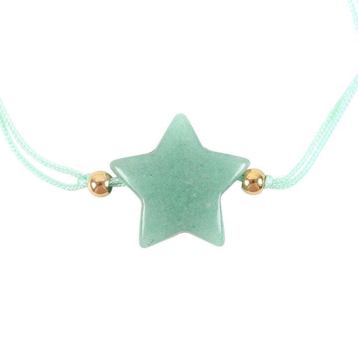 Green Aventurine Star Crystal Bracelet