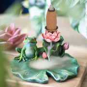 Lily Pad Waterfall Backflow Incense Burner