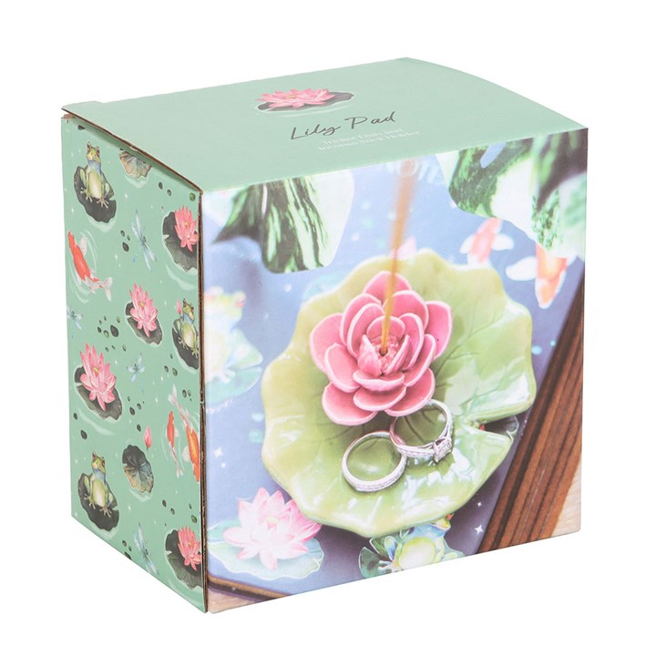 Lily Pad Incense Stick Holder and Trinket Dish