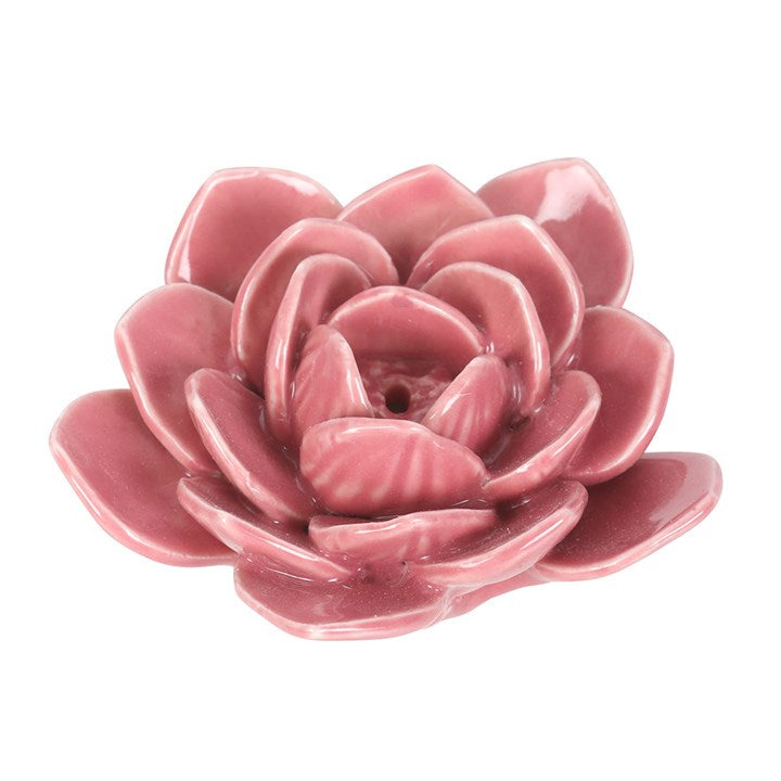 Pink Lotus Flower Incense Stick Holder