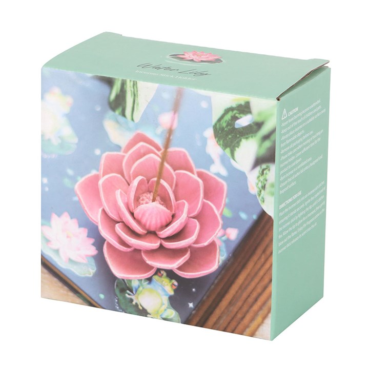 Pink Lotus Flower Incense Stick Holder