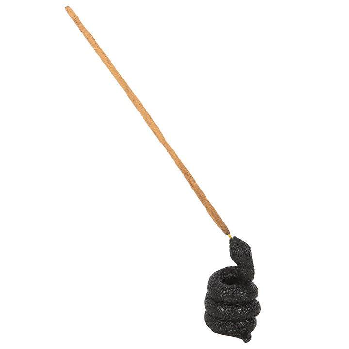 Resin Black Snake Incense Stick Holder