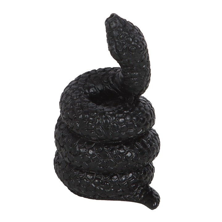 Resin Black Snake Incense Stick Holder