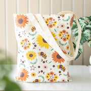 Summer Solstice Print Polycotton Shopper Tote Bag