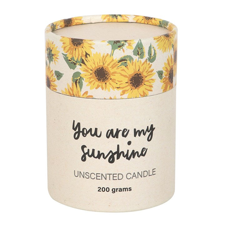 You Are My Sunshine Jar Candle with 3D Sunflower