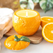 Orange Fruit Shaped Scented Candle