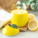 Lemon Fruit Shaped Scented Candle