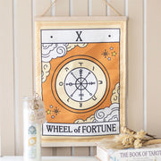 Wheel of Fortune Tarot Card Wall Hanging