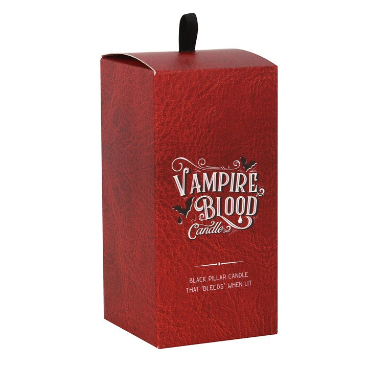 Vampire Blood Red Pillar Candle Large