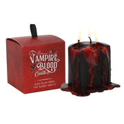 Vampire Blood Red Pillar Candle Small